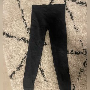 Spanx black camo leggings
